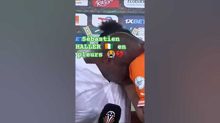 CAN 2023 CÔTE D'IVOIRE, finale Nigeria vs Côte d'Ivoire, Sébastien HALLER en 😭😭 interview #shorts