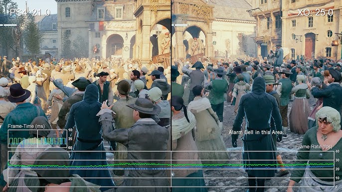 Assassin's Creed Unity Resolution Patch PS4/Pro test 