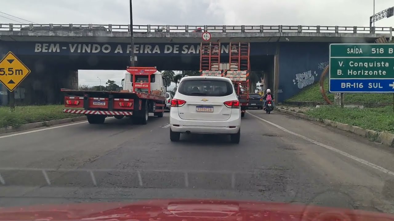 Passando de carro em Feira de Santana-Ba Cidade maravilhosa venha conhecer! 