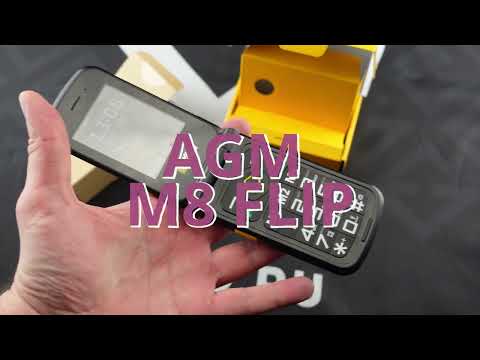 Видео: AGM M8 FLIP - кнопочный хлам, деньги в трубу.