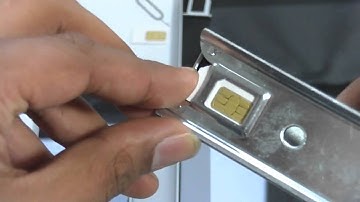 Rebel Lite Silver Micro Sim cutter Demo for iphone 4 & ipad by Rebel sim card Team UK