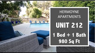 Hermoyne Apartments  |  Unit 212  |  1 Bed + 1 Bath  |  980 Sq Ft