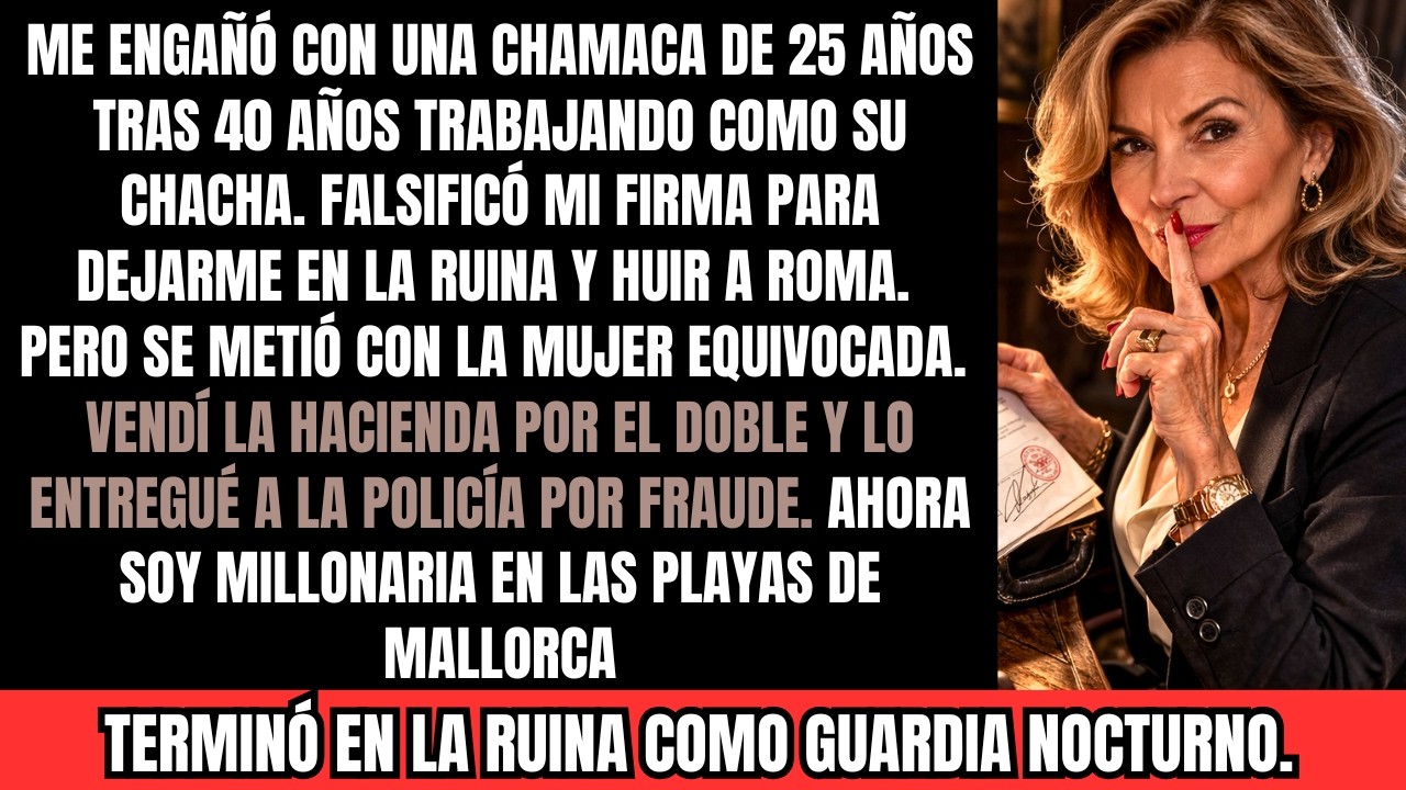 Mi marido me trató como a la chacha y planeó vender mi casa a mis espaldas... La revancha legal..