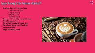 Tutorial #4 - Struktur dan Arturan Penulisan Sintaks Java