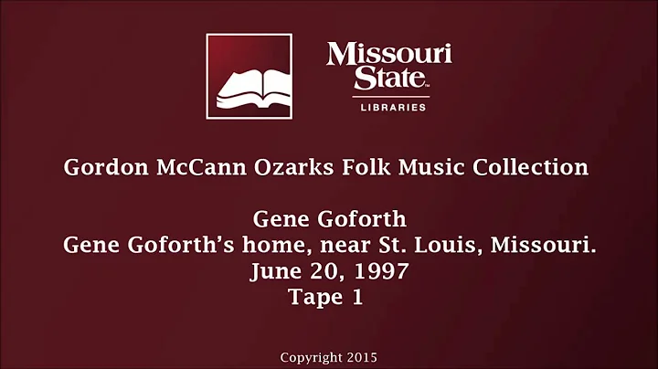 McCann: Gene Goforth, June 20, 1997