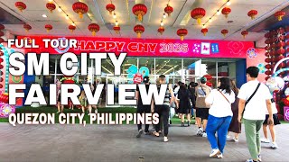 Sm City Fairview Mall  Walking Tour  Quezon City Philippines 4k
