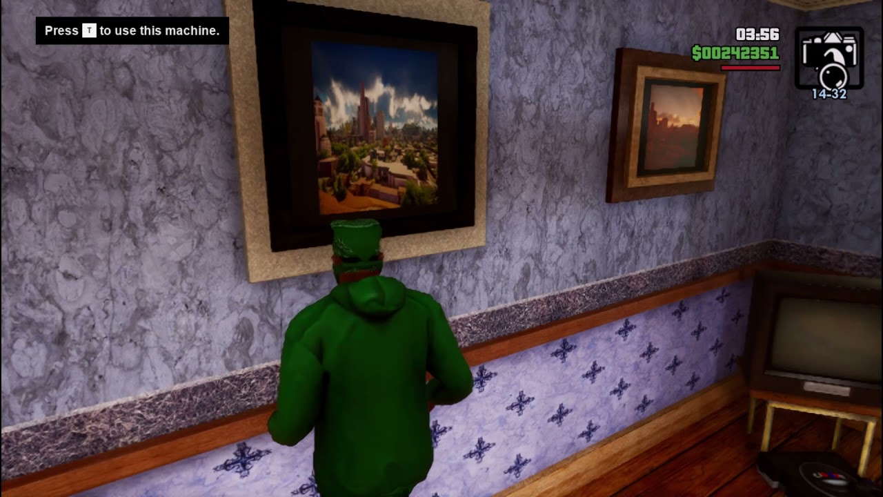 Gta San andreas Definitive edition House tour