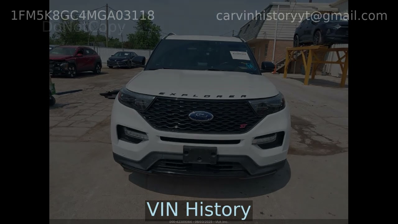 2021 Ford Explorer St 2021 1FM5K8GC4MGA03118