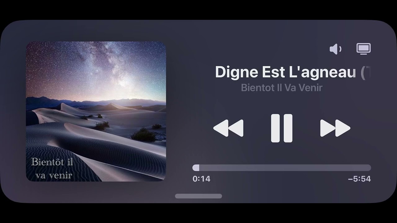 Cantique - Digne est L’agneau (Tuf)