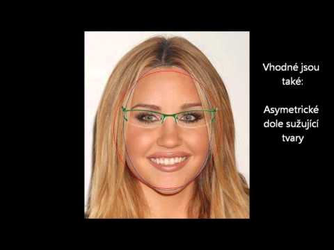 Dioptrické brýle pro kulatý tvar obličeje - YouTube