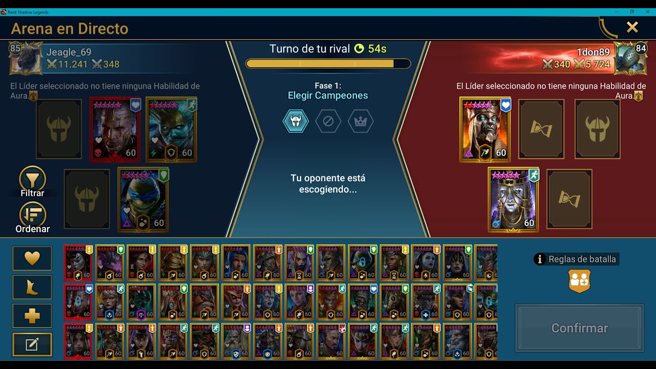 ARENA EN VIVO | CHARLEMOS | Sorteo A Los 1000 Suscriptores | Raid Shadow Legends