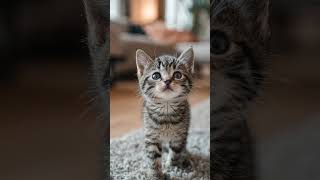 Kitten Is Curious About The Camera cat shorts viralshorts animalsshorts