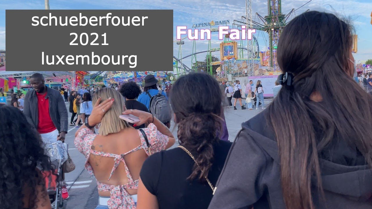 schueberfouer 2021 | Big fun fair | Luxembourg Europe | Glacis Field | Covid