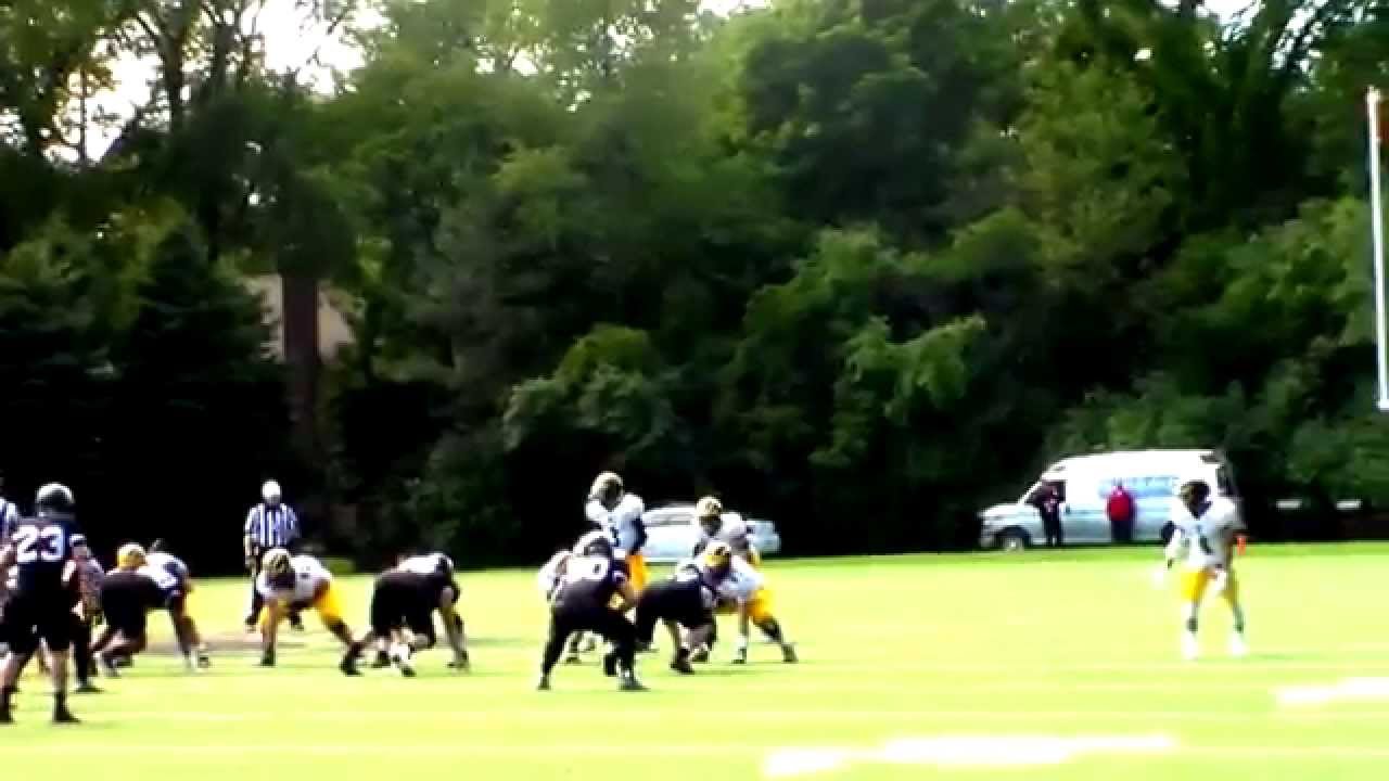 2014 Gustavus Football preps for Hamline YouTube