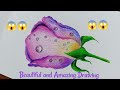 😍😍 Easy And Amazing Flower Drawing | Beautiful Rose | #art | #drawing | #flower | Purabi N Art