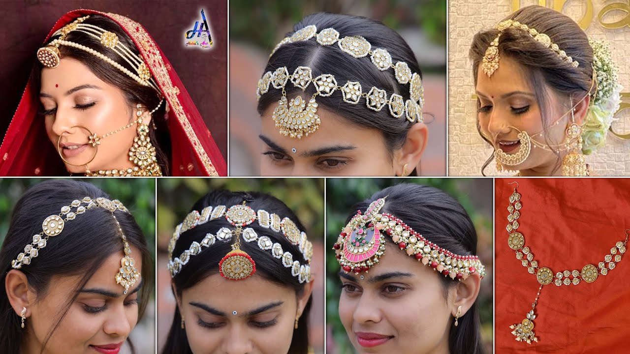 Forehead Jewelry Best Bridal Jewelry DIY Mang Tikka YouTube