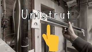 Hvac: How Unistrut works | DIY Unistrut stand