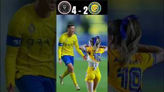 Inter Miami vs Al-Nassr battle / Ronaldo's failure against Messi #ronaldo #football #messi
