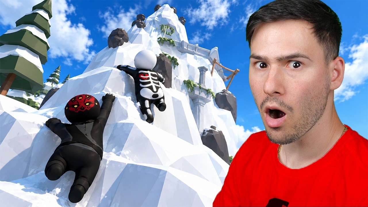КАТЕРИМ СНЕЖНА ПЛАНИНА В HUMAN:FALL FLAT😱