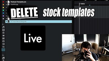 How to delete the Ableton Live 11 template files