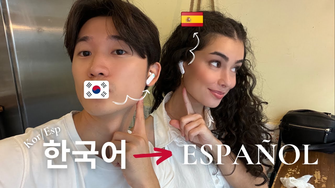 🇰🇷🇪🇸 ¡POR FIN entiendo a mi novio hablando en COREANO!😍ㅣAuriculares que traducen INSTANTÁNEAMENTE 🎧