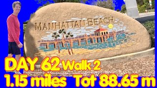 Walking 62 days Walk 2: House with 8 DOORS in Manhattan Beach 🌊🏠 #walk #walking