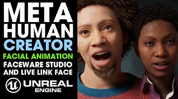MetaHuman Creator Early Access ~ Testing Facial Animation from Faceware Studio and Live Link Face