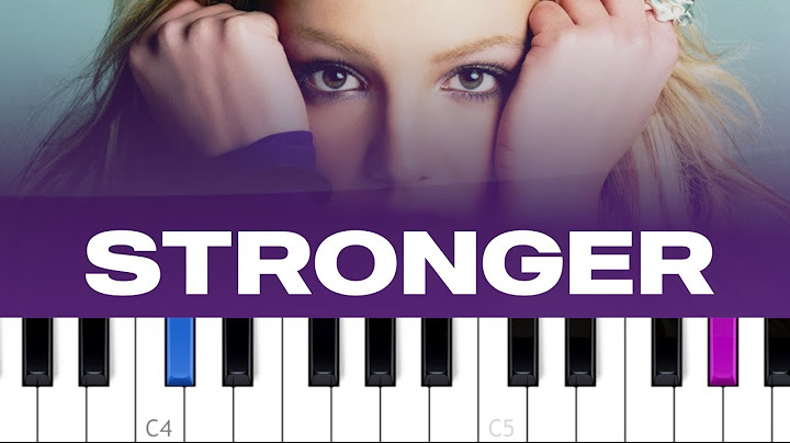 Stronger Piano version - Piano performance video thumbnail