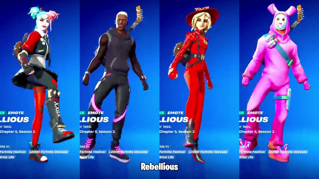 ALL NEW FORTNITE SKINS & ICON SERIES EMOTES!