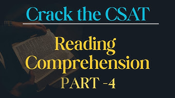 Reading Comprehension for CSAT -  Part 4