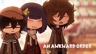 An awkward order || Modern au || skk || fluff ||