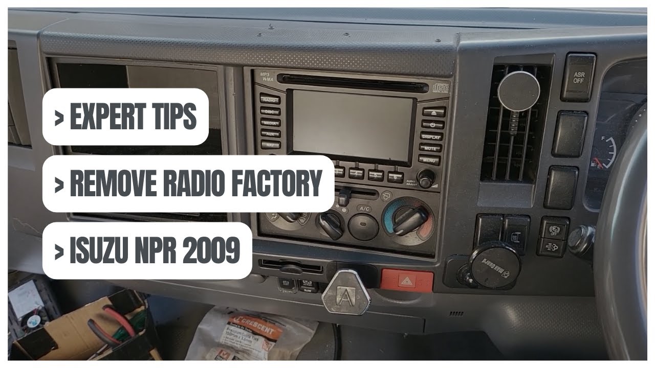 Expert Tips How To Remove Radio Factory TRUCK ISUZU NPR 200 SITEC 155 expert-tips-how-to-remove-radio-factory-truck-isuzu-npr-200-sitec-155