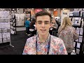 Simon Hurley demos his Peel Apart Background Stamps - Creativation 2020