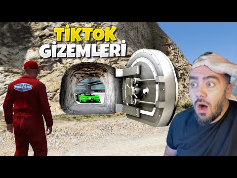 TIKTOK ARABA GIZEMLERINI ÇÖZDÜM BUGATTIMI! - GTA 5 MODS