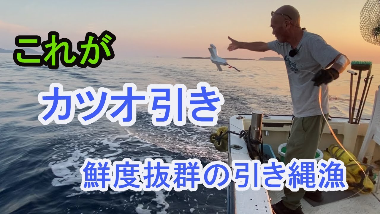 カツオ漁に同行してみました。五島列島黄島