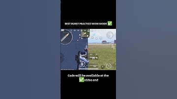 best burst practice wow mode ✅  I BGMI WOW MODE #bgmi #shorts