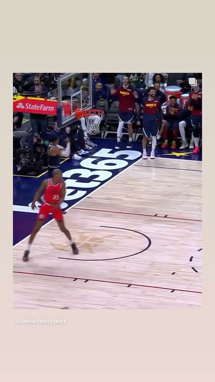 Did you see it? ? #hoodnews #russellwestbrook #denvernuggets #dunk #omg #how #wow #wtf #howto #why
