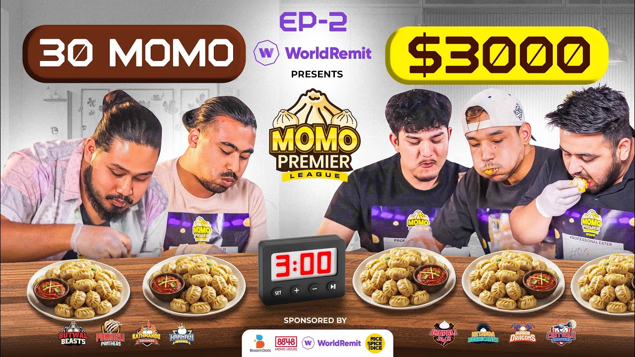 Momo Eating Battle : 100 momo to win $3000 | Momo Premier League 2025 | EP 2