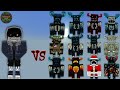 Dusttale Murder Sans vs Warden Plus (Wardens) | Minecraft Bedrock | MobBattle