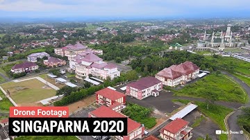 Drone View Kota Singaparna Kabupaten Tasikmalaya Jawa Barat 2020
