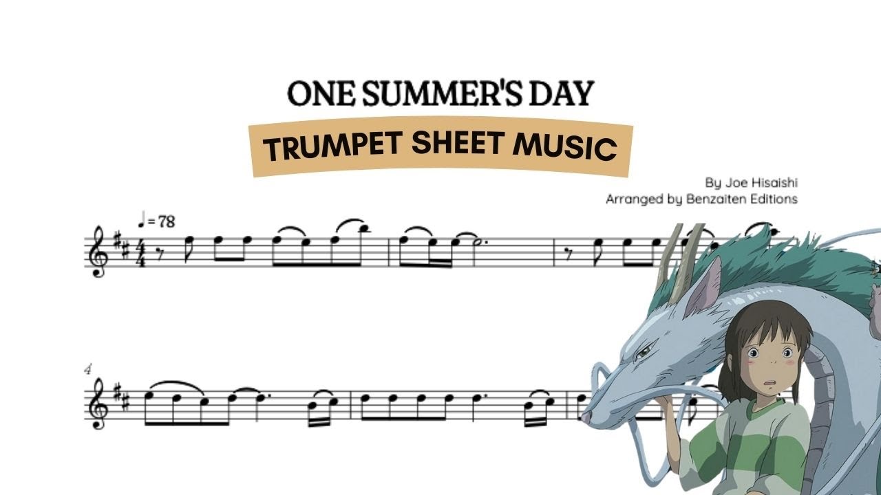 ☀️ TRUMPET ⁞ One Summer's Day from Spirited Away (Studio Ghibli