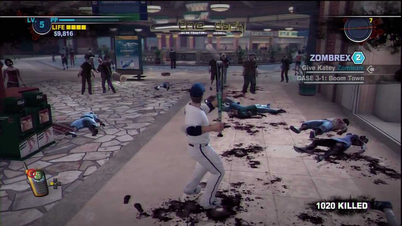 Playing Baseball In Dead Rising 2