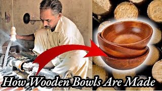 Amazing Process Of Making Wooden Bowls | How Wooden Bowls Are Made | The Handi Crafts | Made In Pak