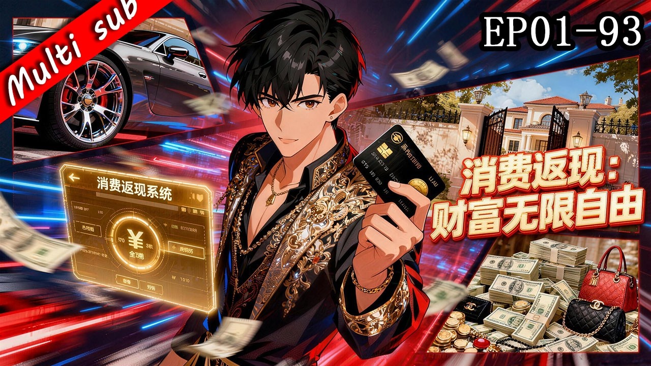 【最新合集】⚡消費返現：財富無限自由 EP01-93 ⚔️重生18歲，我綁定「消費返現系統」！花錢越狠賺得越瘋，豪車豪宅全收，直到系統開始失控…我才發現這不是一場普通爽局！#男频 #系统流 #重生逆襲