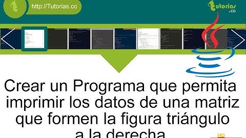 arrays – java (figura triangulo hacia la derecha)