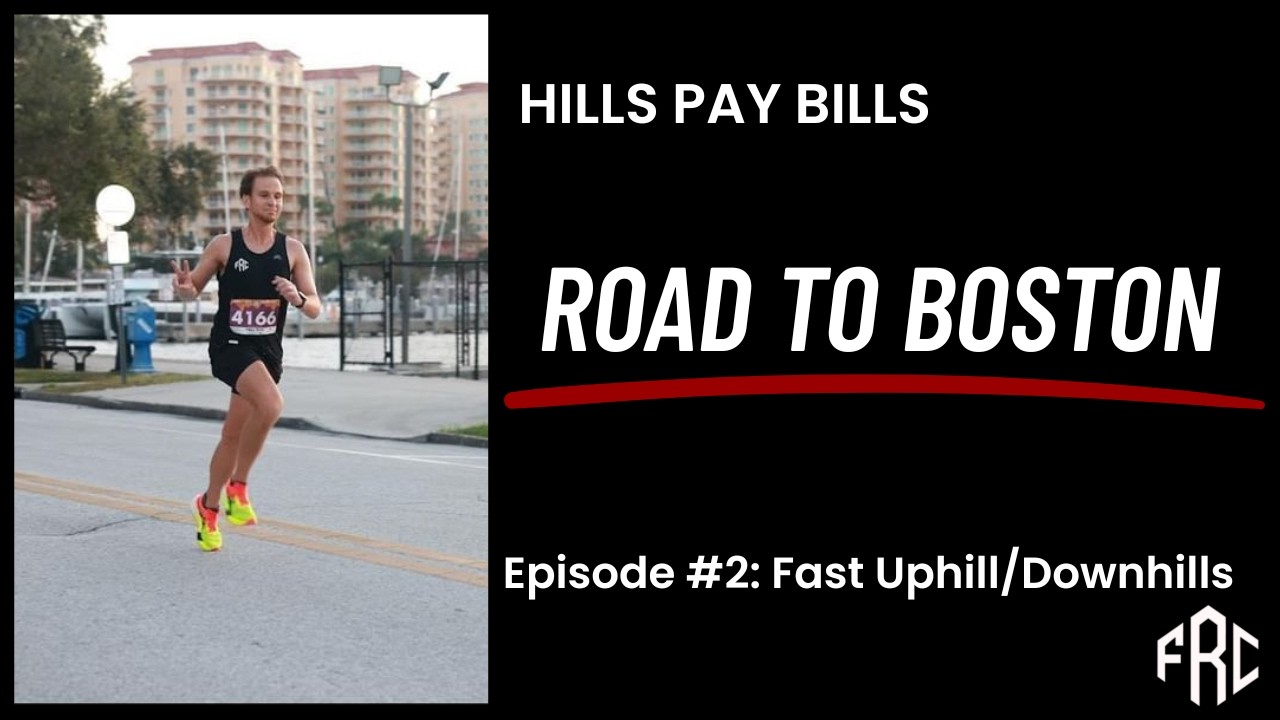 🍀 Road to Boston – Day 2: Fast Hill Intervals (Up and Down) 🍀