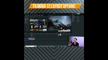 Filmora 12 Layout Options #shorts