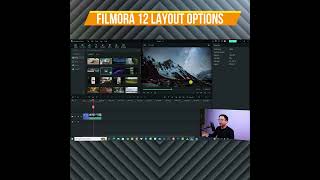 Filmora 12 Layout Options #shorts