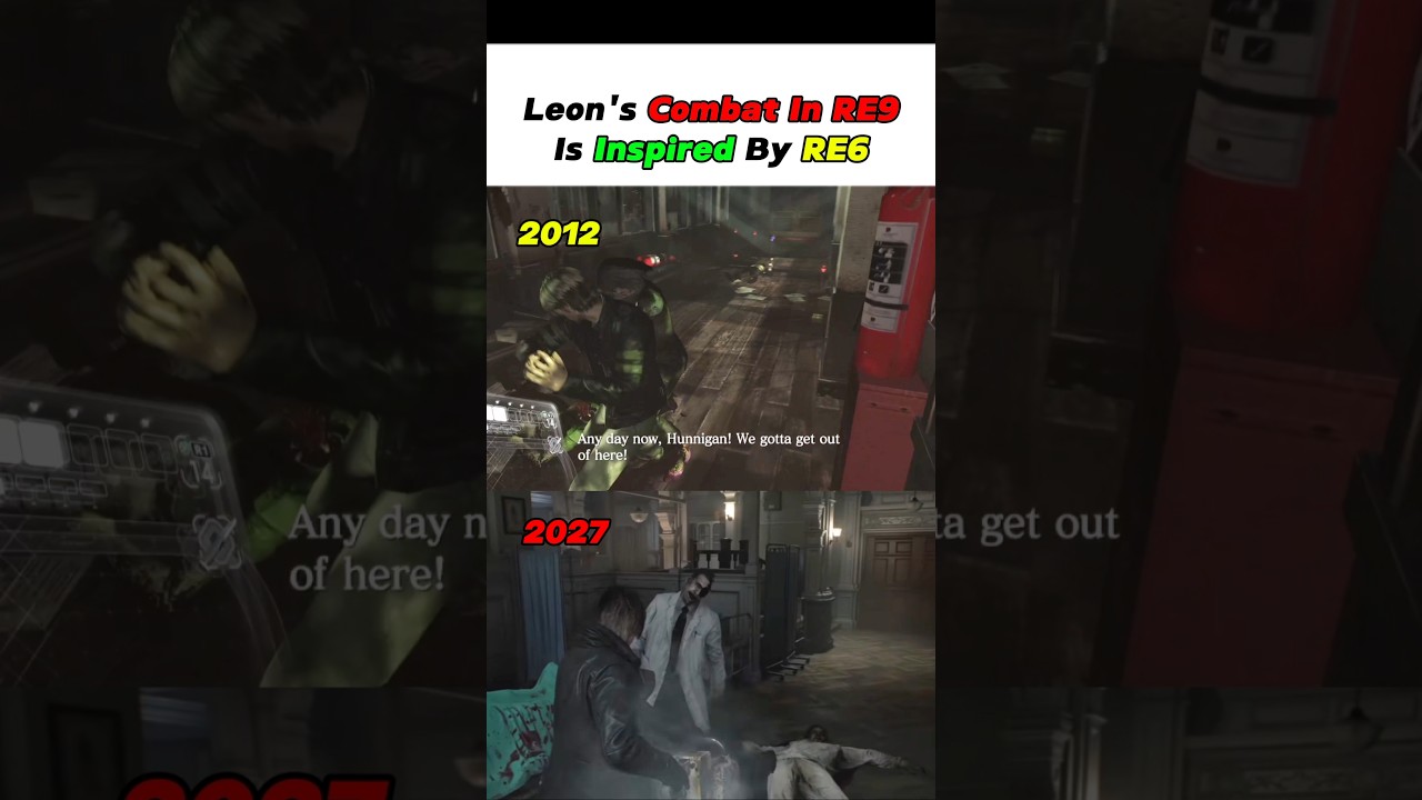 Leons Combat In RE9 Is Inspired By RE6 