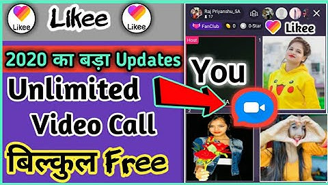 Unlimited Video Calling Bate Kare Likee App par//How To Group Video Calling On Like App